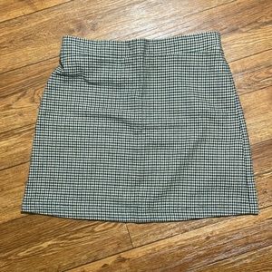 Plaid mini skirt